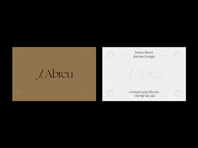 Business Cards for JA brand identity branding business card design graphic design logo typography