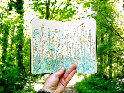 World of Birds ! art artbook design edition handmade illustration illustration artist illustration design sketchbook sketches sketching work