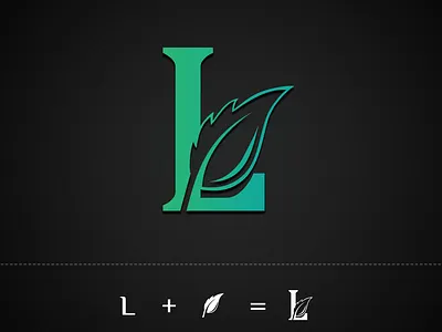 L + Leaf Logo Design brand identity branding branding design design illustration logo logo design logo designer logodesign logodesigner logodesigns logodesinger logos logotype modern vector