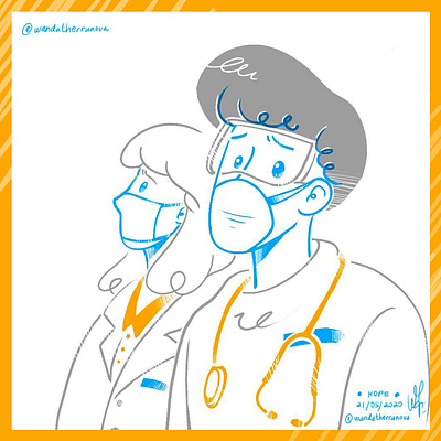 HOPE - Medical Illustration character character design creative design graphicdesign illustration illustrator ui uidesign