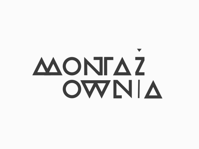 Video Montage Studio - "Montażownia" after effects basic shapes logo logo design logotype motion motion design motion graphics