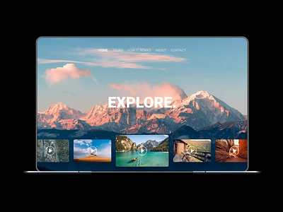 Travel Site Web Design design inspiration travel ui design ui inspiration user experience ux design web design