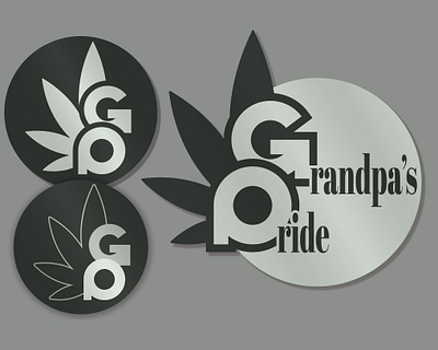 Grandpa's Pride Logo branding cannabis cannabis logo logo logo design marijuana marijuana logo