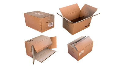 Low Poly game ready cardboard box set 3d box cardboard game low lowpoly meshville model poly props warehouse