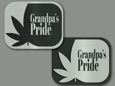 Grandpa's Pride branding cannabis cannabis logo design logo logo design marijuana marijuana logo