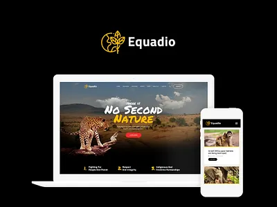 Equadio - Non-Profit and Environmental WordPress Theme web design webdesign wordpress wordpress design wordpress theme wordpress themes