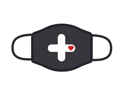 Design for Good Face Mask Challenge II care design dribbbleweeklywarmup graphic healthcare illustrator love universal