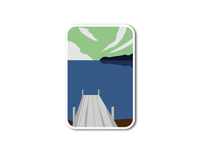 Sea bridge cloud illustration island sea
