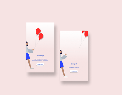 Daily UI 011 flash message app balloons daily 100 challenge dailyui flash message flash messages pink ui ui ux ui design uidesign uiux user experience user interface user interface design userinterface uxdesign uxui yellow