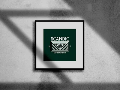 Scandic Coffee Logo design adobe illustrator branding design geometric illustration illustrator logo logotype scandinavian scandinavian style typography vector