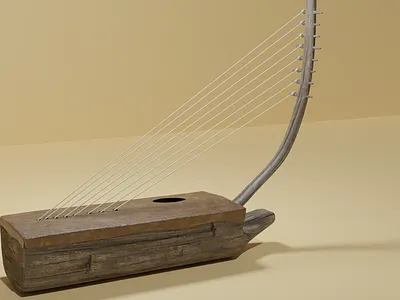 Ngombi - Sacred Harp - Gabon 3d art 3d artist bwiti gabon ngombi