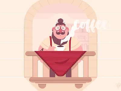 Coffee art artist brazil character characterdesign coffee color design designer glasses hipster illustration illustrator ilustrator photoshop