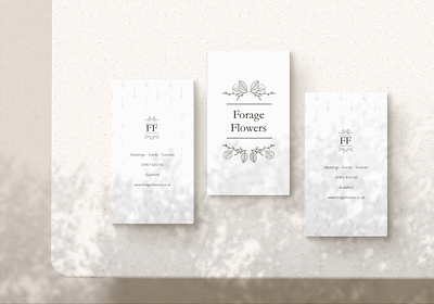 Florist Logo Design & Business Cards business cards florist florist logo flower flowers logo ui