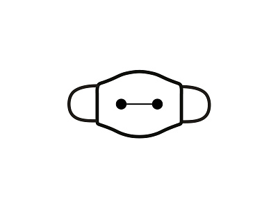 Design For Good Face Mask Challenge baymax challenge covid19 design doctor facemask fun mask minimal vector