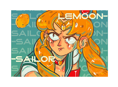 sailor lemoon art challenge carachter caracter caracter design character character design characterdesign design illustration sailor moon sailormoon yellow