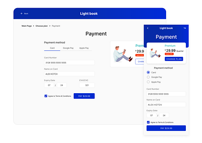 Payment book reading design figma figma design mobile app payment payment form payment method ui ux