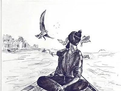 Free life art creative drawing ideas illustration sketch vector