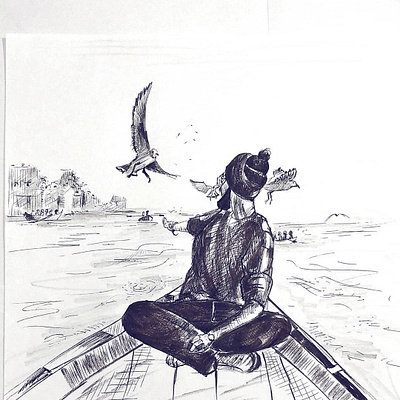 Free life art creative drawing ideas illustration sketch vector