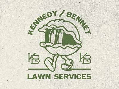 Shuck Yeah branding branding design clam design flat graphic design lawncare logo quahog