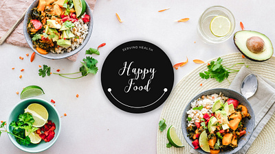 Happy Food Identity branding