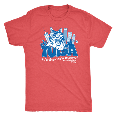 Cashnipkitty Shirt cat fundraising homeless illustration meow money oklahoma tourism tulsa