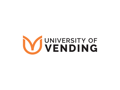 University of Vending brand brand identity branding golden ratio graphic design letter u letter v logo logo design logotype open book university university logo vending visual identity