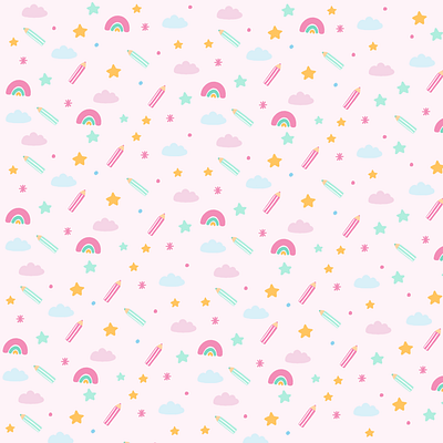 Fun Pattern branding cartoon colourful cute graphic design illustration illustration art illustrator ilustración love seamless pattern