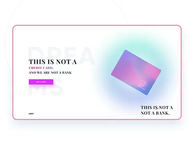 Dribbble Shot - 1 adobexd bank card banking clean design finance gradient minimal product web website