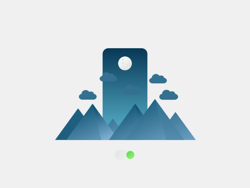 Sunset - App Interaction app illustration ui ux