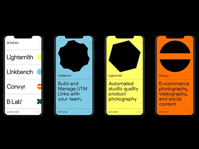 BONDAI Brand Identity pt 1 branding iconography identity incubator logo mobile mobile design product tech typography visual identity website