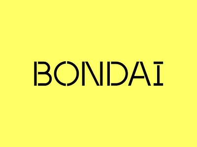 BONDAI Brand Identity pt 3 branding branding design iconography identity incubator logo logotype parent company product stencil tech wordmark