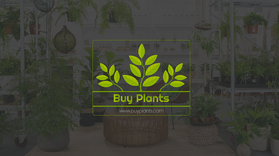 Logo design : Buy Plants 2020 branding clean clean design design illustration logo logo design logotype tanvir alam hira vector