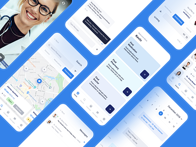 Healty iOS Application app calendar call doctor health ios app medicine messanger mobile app pharmacy search ui uidesign uidesing ux uxdesign