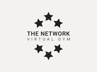 The Netword Virtual Gym adobe illustrator branding communication company design gym gym logo logo typography vector