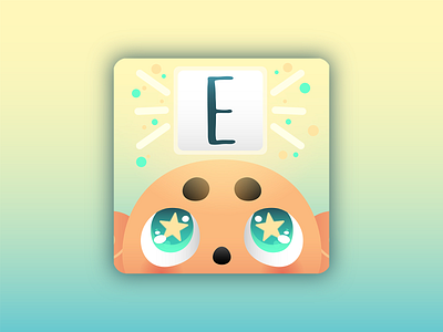 EDDY: Words To Be - Icon adobe illustrator app art character character design clip studio paint design digital art icon illustrator logo vector