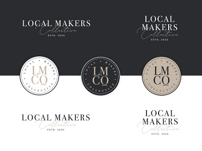 Local Makers Collective badge badge design badges brand branding collective design designer digital design digital designer graphic design identity local logo logo design makers nashville typography vector