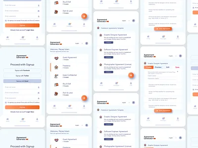 Agreement Generator agreement agreements app app design app idea app ui application apps appui appuidesign bangladesh clean ui design idea generator law mobileapp ui ui ux