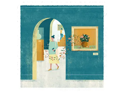 Museum Illustration digital illustration digitalart flat illustration illustration illustration art museum