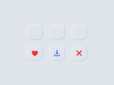 Soft Ui practice buttons design designer gui interface neomorphism simple softui ui uidesign uiux userinterface ux webdesign