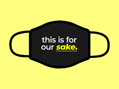 Design For Good Face Mask Challenge good face mask our sake rebound sake