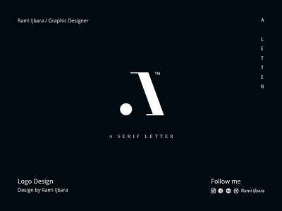 A letter logo a letter branding branding concept branding design business concept fashion logo flat logo logonew logotype minimalist monogram strategy ui vector visual identity