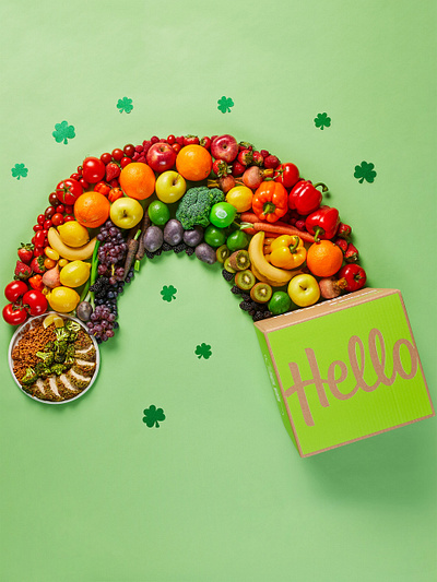 HelloFresh, Social Ad Photo Art Direction art direction social