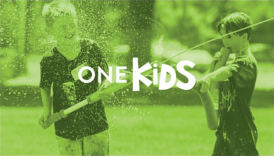 One Kids branding design digital logo motiongraphics print vector