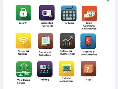 Icons for applications illustration icons design