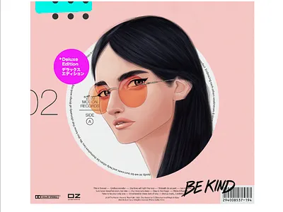 Be kind design illustration