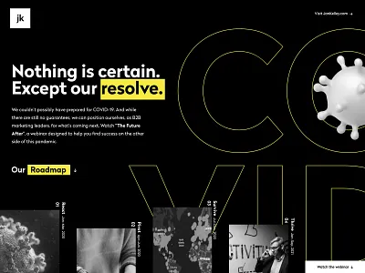 The Future After Webinar agency type typography ux web design webinar website