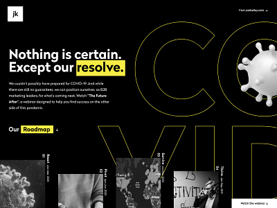 The Future After Webinar agency type typography ux web design webinar website
