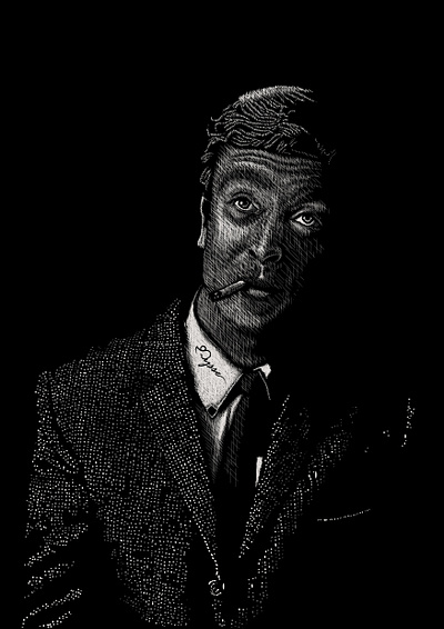 Michael Caine Line Art Vector Portrait black and white crosshatching digital illustration digital sketch digitalart illustration lineart michaelcaine vector vector illustration vectorart
