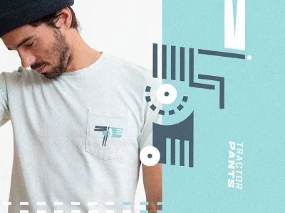 Tractor Pants branding design pants tractor