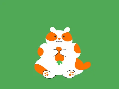 Cute hamster who try to stop the virus 2d animation 2d character after effects character animation duik hamster motion graphics